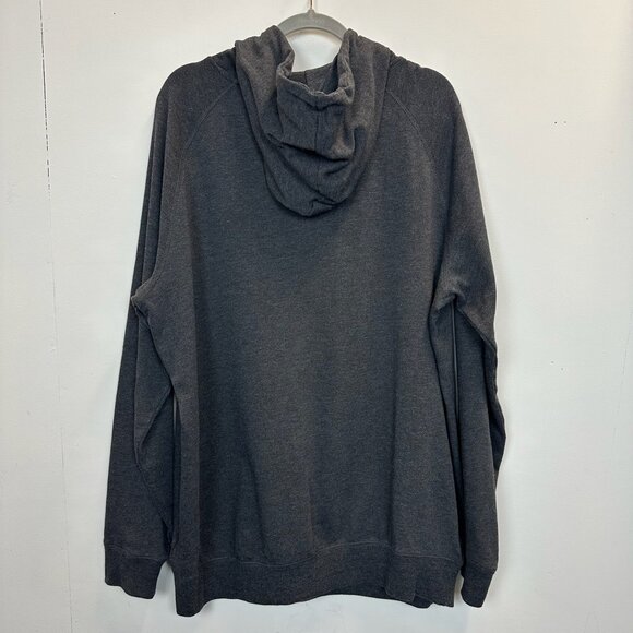 TenTree Pullover Hoodie Quarter Zip XL Charcoal Grey - Picture 3 of 12